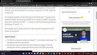 CodeChef Starters 31 Rated for Div 2 3 4 Group Assignment Problem Code GROUPASSGN