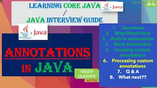 4 Annotations In Java Reading Processing Custom Annotations in Java Green Learner