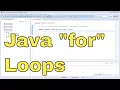 16 - Single-Line FOR Loops in Java Programming