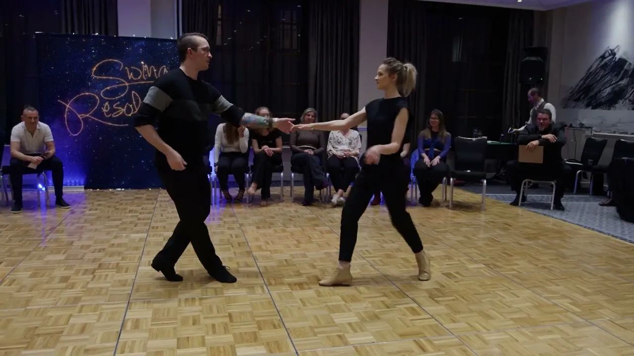 Tony Schubert & Lauren Jones - 2nd place Invitational Jack&Jill - Swing Resolution 2023