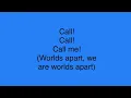 Lagu Go West - Call Me (Lyrics)
