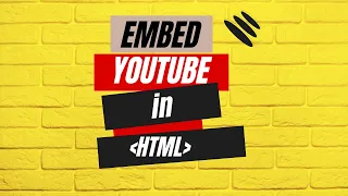 How To Embed YouTube Video Using Iframe Tag In HTML Page HTML Tutorial 