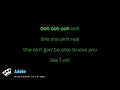 Adele - Rumour Has It (Karaoke Version)