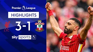 Salah brace sends Reds SIXTEEN points clear | Liverpool 3-1 Southampton | Premier League Highlights