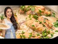 CREAMY GARLIC CHICKEN EASY DINNER RECIPE