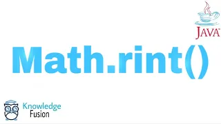 Math rint function in JAVA ICSE