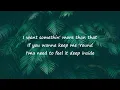 Dopamine & Sigala - Feel It Deep Inside (Lyrics Video)