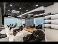 STYLISH MODERN SALON INTERIOR DESIGN TONY GUY BLACK WHITE CONCEPT IDEA