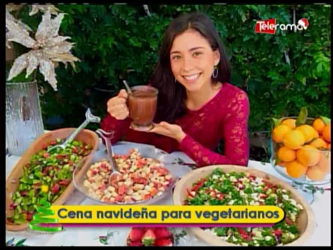 Cena navideña para vegetarianos