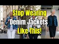 How to Wear Denim Jackets at 60 and Still Look AMAZING 7 Genius Styling Hacks