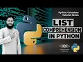 List Comprehension In Python Python List List In Python Python tutorials Python3
