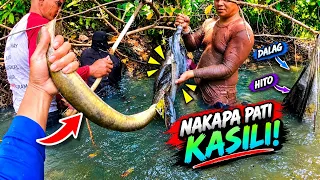 Hand fishing! Hindi Lang Dalag at Hito, May Kasili Pa sa aming Pangangapa! Ang Ganda ng Huli!