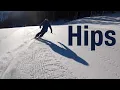 Teaching hips for high performance skiing