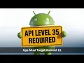 App must target Android 15 API level 35 or higher AdeebTechnologyLab