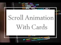 JavaScript 3 Scroll Animation with Cards