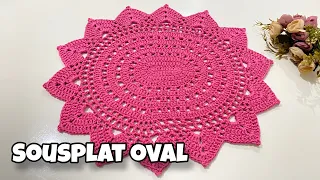 Sousplat Oval Modelo Jamaica