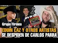 Asi Eduin Caz El Fantasma REACCIONARON a la MUERTE de Carlos Parras DESPIDEN A carlos parra DETALLES