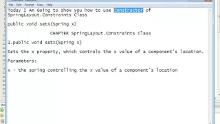 Java Programming Tutorial - SpringLayout Constraints-4