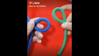 ربط حبل بطريقة فنانه 