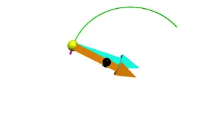 star orbiting a black hole glowscript