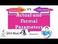 Actual and Formal Parameters java Functions ICSE Class 10 Computer
