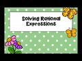 7 06 Solving Rational Equations
