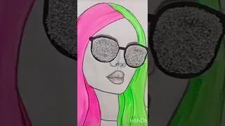 رسم فتاة جميلة Shorts رسم Drawing رسم سهل رسومات بنات 