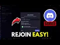 How to Rejoin a Discord Server When Banned 2025