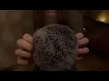 ASMR Fluffy Mic Scratching, Brown Noise & Rain for Sleep (8H, No Talking Version)
