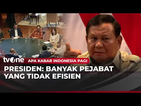Presiden Prabowo Kritik Keras Kepala Daerah yang Tidak Efisien Penggunaan Dana