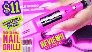 11 PINK Nail Drill Tutorial Review