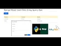 Django Mysql Insert Data Using Jquery Ajax