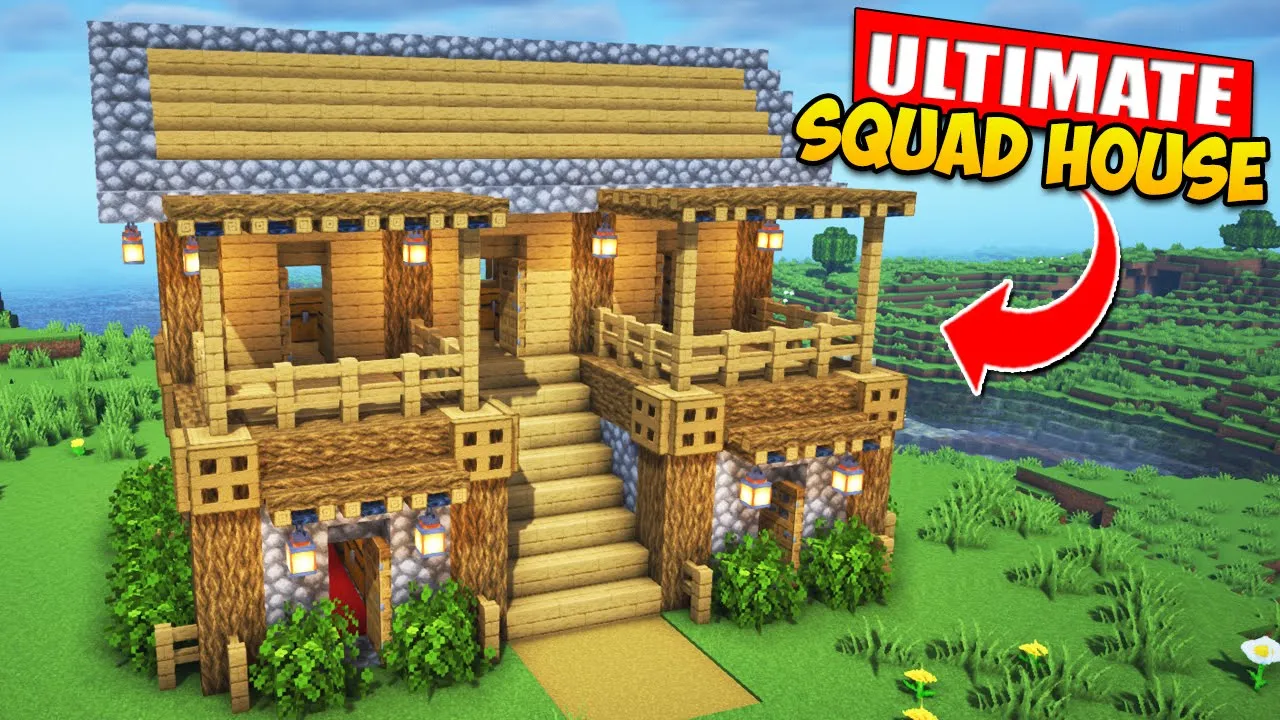 Minecraft Ultimate Squad House Tutorial ????
