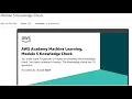 AWS Academy Machine Learning - Module 5 Knowledge check