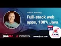 Full-stack web apps 100 Java Marcus Hellberg EN