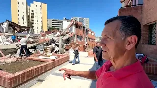 I m speechless Cali resident surveys Colombia eart uake ruins
