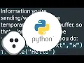 using pyserial flush method