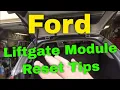 Ford Module Reset Tips