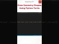 Draw Geometry Shapes using Python Practically Python for Beginners
