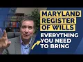 Maryland Register of Wills Forms - Everything You Need to Know