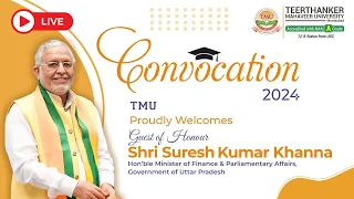 Convocation 2024 Live Teerthanker Mahaveer University