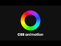 How to make Circular gradient CSS animation