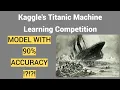Titanic Model with 90 Accuracy for Kaggle s Titanic Machine Learning Competition
