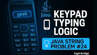 Keypad Typing GFG String Problem Java DSA Series