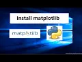 how to install matplotlib in python 3 12 0 on windows