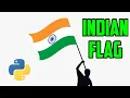 Indian flag using python