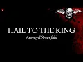 Download Lagu Hail To The King - Avenged Sevenfold (Lyrics)