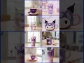 Lagu Drink with a cute Kuromi cup #remix #catlife #kucinganggoralucudanimut
