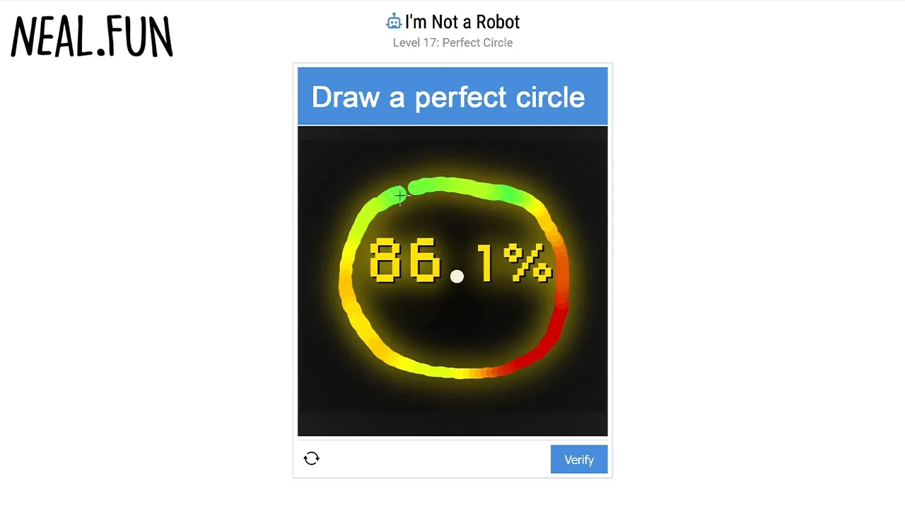 How I beat the "I'm Not a Robot" game