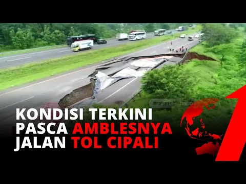 Perkembangan Amblesnya Jalan Tol Cipali, Contraflow Dipersingkat Jadi 1 KM | tvOne